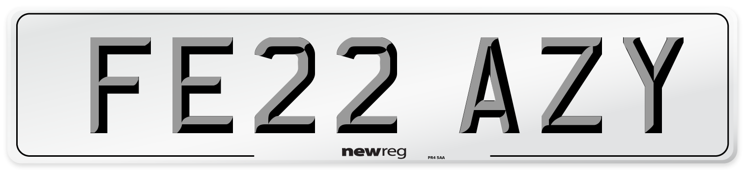 FE22 AZY Number Plate from New Reg